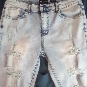 Mens jean shorts